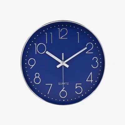 The Range 12-Inch Colourful Quartz Wall Clock - Blue