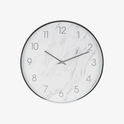 The Range 18" Marble Wall Clock