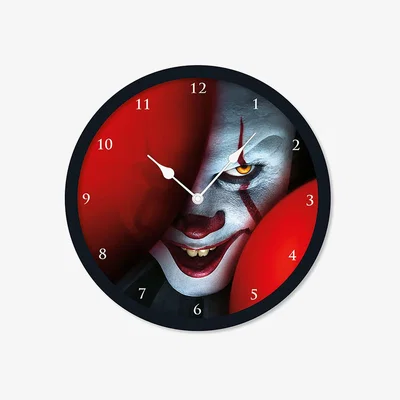 The Range IT (Pennywise) Wall Clock - Red
