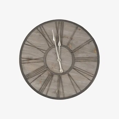 The Range Wood Roman Numeral Clock