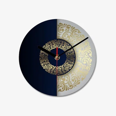 The Range Unique Design Wall Clock - Gold