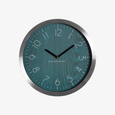 The Range Vitus 35cm Dia Grey Face Wall Clock - Grey