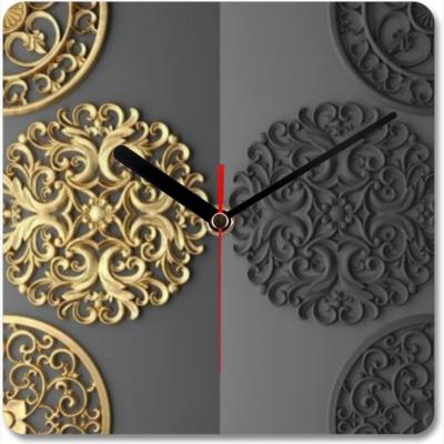 The Range Two-tone wall clock - Gold