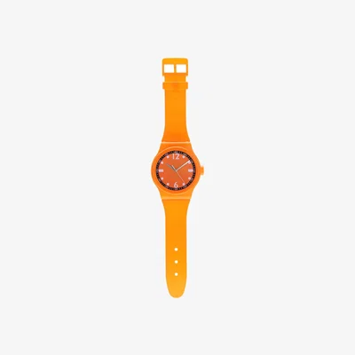 The Range Giant Retro Wristwatch Wall Clock  - Orange