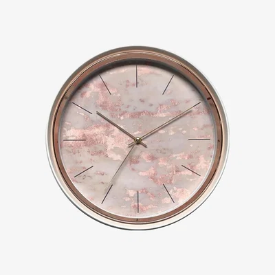 The Range Blush Marble Wall Clock
