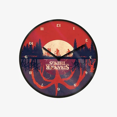 The Range Stranger Things Upside Down Wall Clock - Red