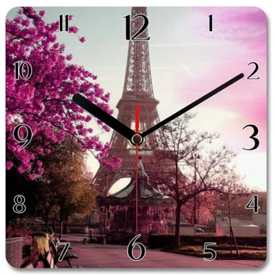 The Range Paris Wall Clock - Pink