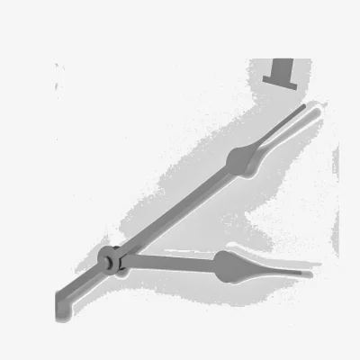 The Range Wyld Haus Minimalist 490mm White Wall Clock with Slim Metal Frame - White