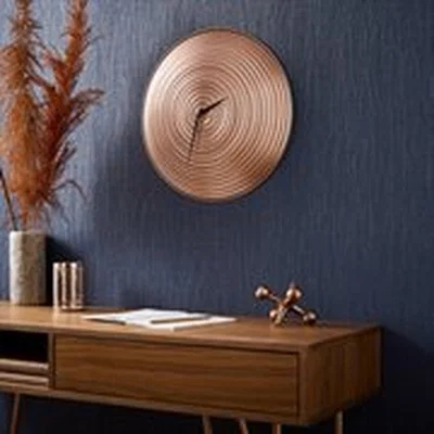 The Range WHIRL CLOCK - Copper