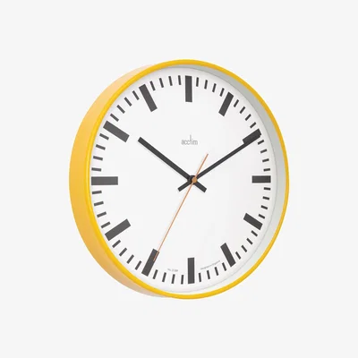 The Range Victor Wall Clock Daisy - Yellow