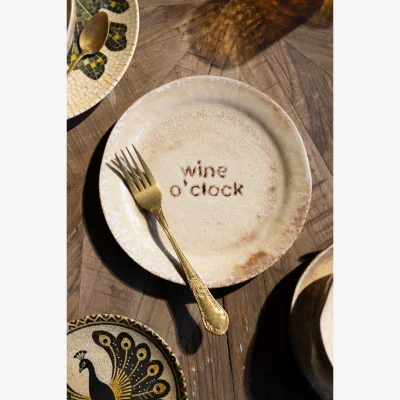 Rockett St George Wine O'Clock Ceramic Side Plate