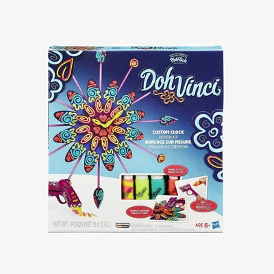 The Range DohVinci Custom Clock Design Kit Play Doh Xmas Gifts DIY - Neutral