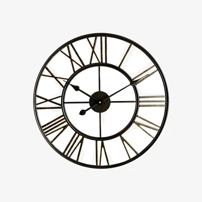 The Range Silent Metal Wall Clock  - Bronze