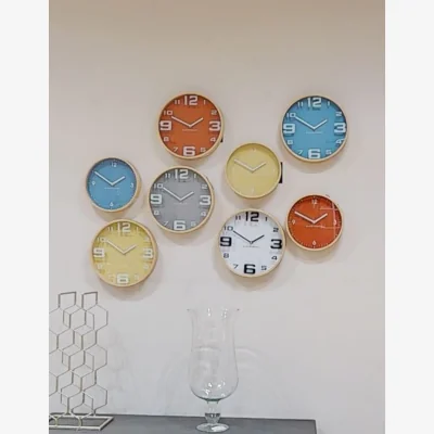 The Range Vitus Small Yellow Wall Clock - Yellow