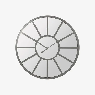 The Range Oversized Garden Clock - Grey