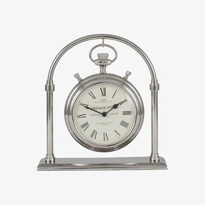 The Range Metal and Glass Carriage Clock - Nickel
