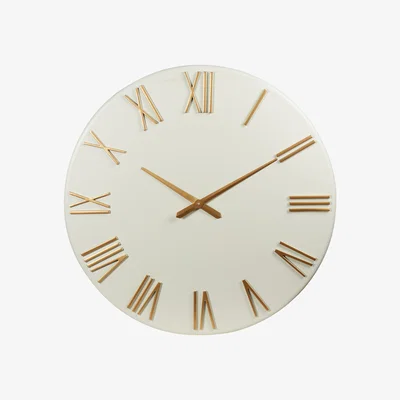 The Range Numeral Clock 78cm - White