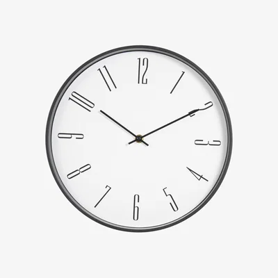 The Range Minimalistic Wall Clock - White