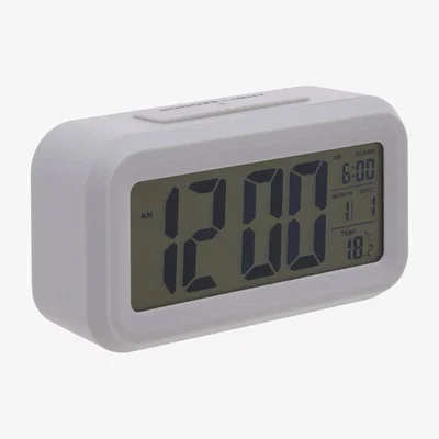 The Range Camran Grey LCD Digital Clock - Grey