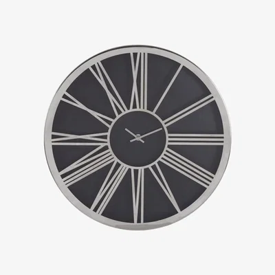 Teddy Beau Teddy's Collection Billy Chrome Wall Clock