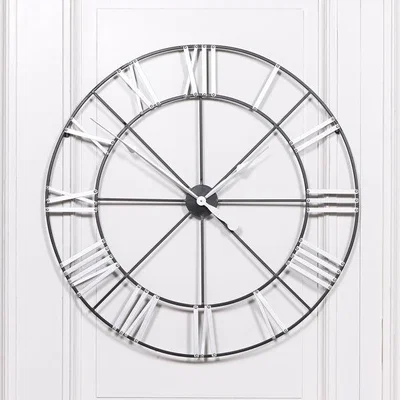 Teddy Beau Maison Reproductions Large Metal Wall Clock