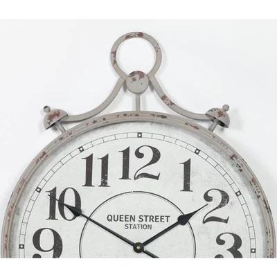 Teddy Beau Maison Reproductions Pocket Watch Metal Wall Clock