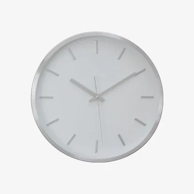 Teddy Beau Teddy's Collection Earl Silver Wall Clock / Large