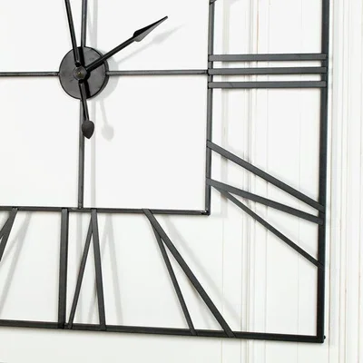 Teddy Beau Maison Reproductions Square Metal Wall Clock