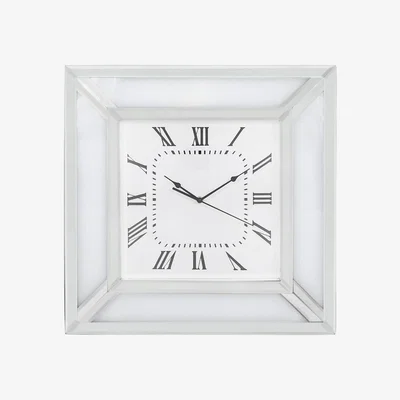 Teddy Beau Deco Home White Paris Wall Clock / White