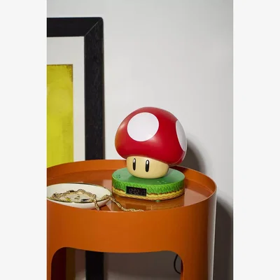 Urban Outfitters Mushroom Alarm Clock - Red ALL at Urban Outfitters
