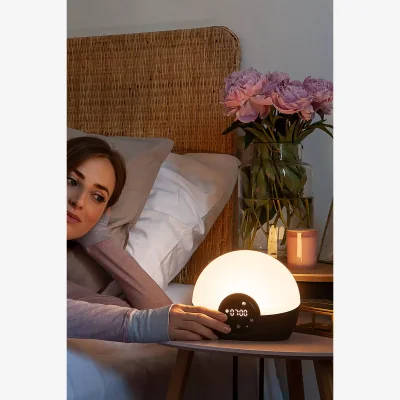 Urban Outfitters Lumie Bodyclock Glow 150 Wake-Up Light Alarm Clock - White ALL at Urban Outfitters