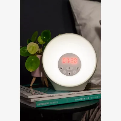 Urban Outfitters Lumie Sunrise Alarm Clock - White ALL at Urban Outfitters