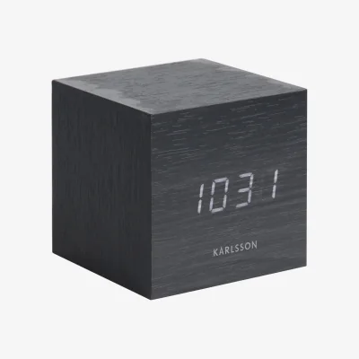Westwing LED Alarm Clock Cube with USB