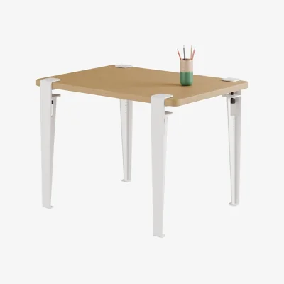 Made in Design Children's desk wood white / 70 x 50 cm - Oak - TIPTOE