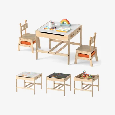 The Range 4 in 1 Kids Activity Desk Set - Orange