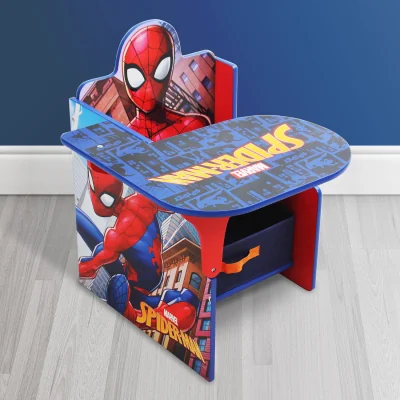 The Range Spiderman Chair Desk with Storage Bin by Nixy Children