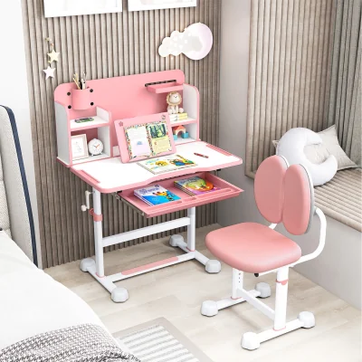 The Range Children Study Desk and Chair Set - Pink