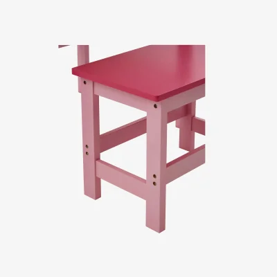 The Range Jordan Childrens Pink Desk And Stool - Pink