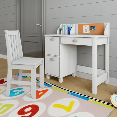 The Range Study Desk for Children with Chair and Drawers