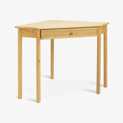 Habitat Habitat Simone 1 Drawer Corner Office Desk - Oak