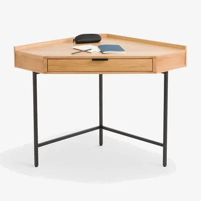 La Redoute Volga Corner Console Desk with 1 Drawer
