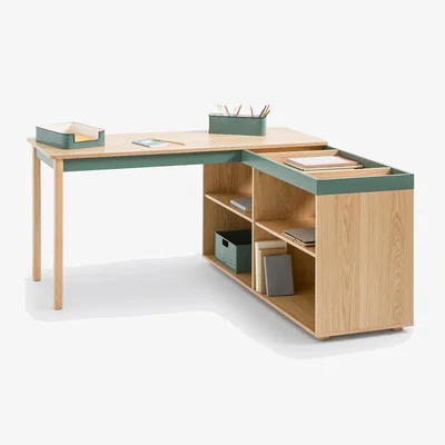 La Redoute Lina Reversible Corner Desk with Storage