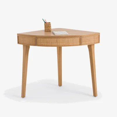 La Redoute Achilde Corner Console Desk with Drawer