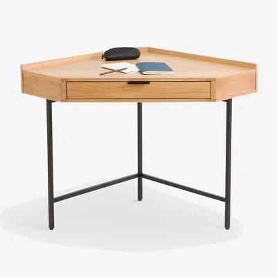 La Redoute Volga Corner Console Desk with 1 Drawer