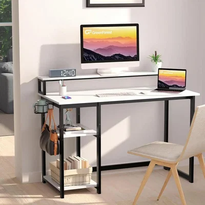 The Range Corner Desk for Home Office - White