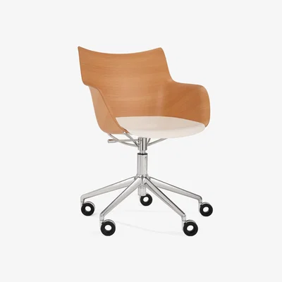 Barker and Stonehouse Kartell Q/Wood Office Chair, 776 | Barker & Stonehouse