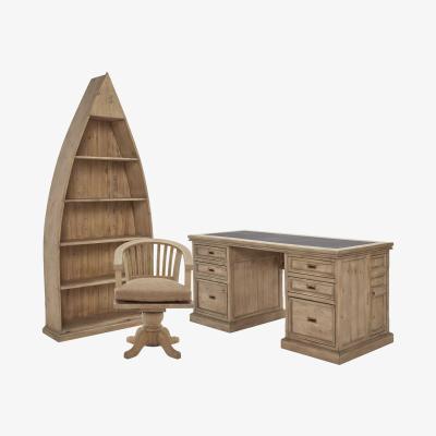 Barker and Stonehouse Verberie Reclaimed Wood Office Set, 776 | Barker & Stonehouse