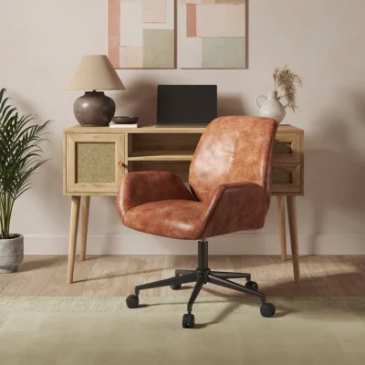 Dunelm Ginny Faux Leather Office Chair