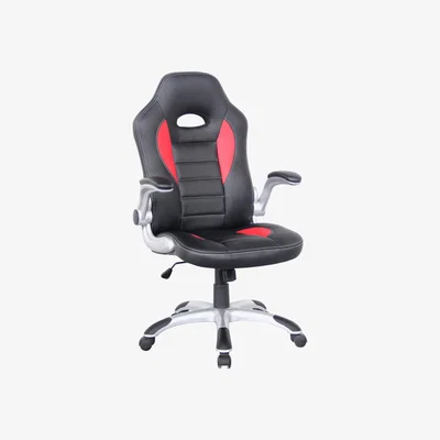 Dunelm Talladega Gaming Chair Red and Black