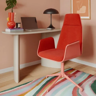 Dunelm Leny High Back Office Chair